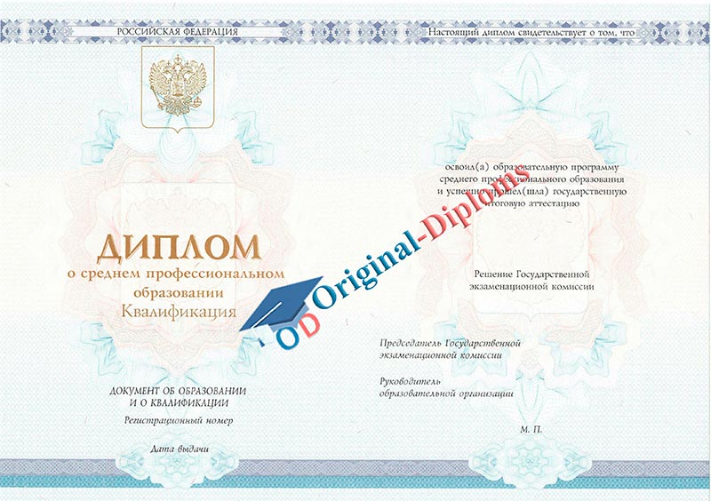 Диплом техникума, колледжа 2014-2027