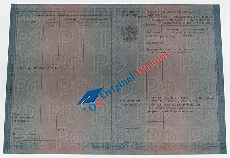 Диплом техникума, колледжа 2014-2027